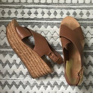 Dolce Vita Shoes - Dolce Vita Grooved Cork Maize Wedges, Like New Dolce Vita Shoes - Dolce Vita Grooved Cork Maize Wedges, Like New